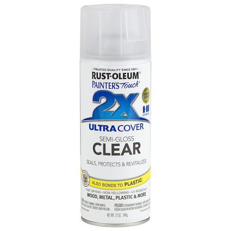 RUST-OLEUM Clear, Semi-Gloss, 12 oz 949859